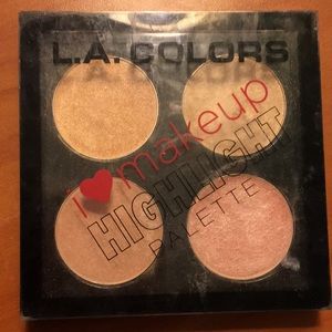 Makeup highlighting palette